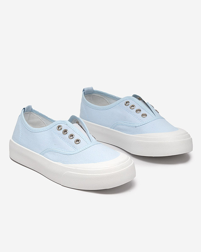 OUTLET Kék női tornacipő vastagabb talppal Askol- Cipők