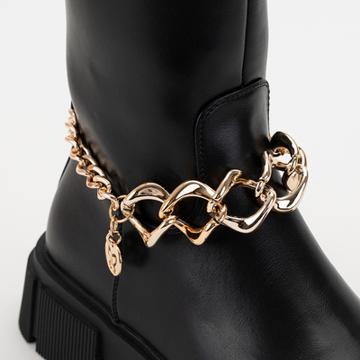 Fekete női Flaris munkások - lábbelik