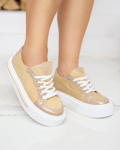 OUTLET Női sportcipő bézs színben Smaqo- Footwear