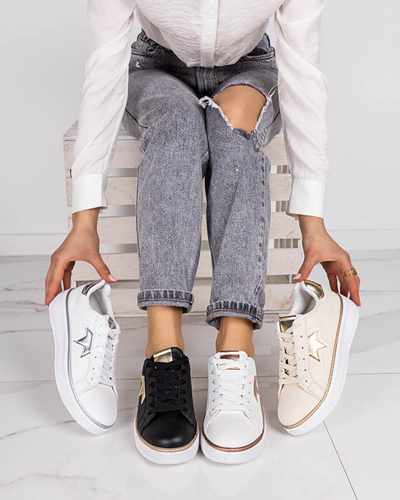 Fehér és rózsaszín Taqeva női sportcipő - Lábbeli