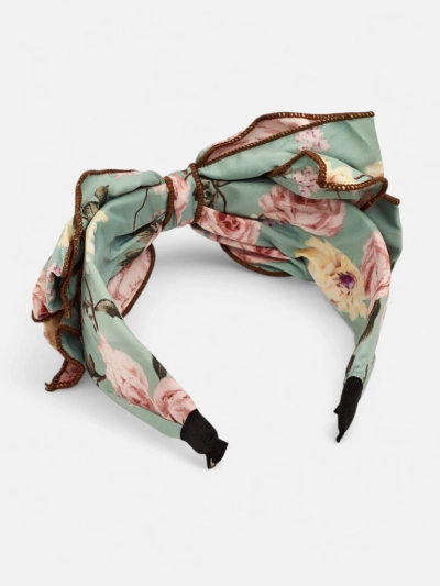 Royalfashion Virágos masnis hajpánt