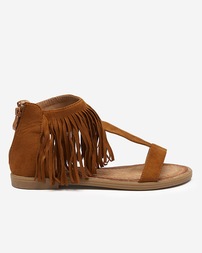OUTLET Női szandál rojtos tevével Clov- Shoes