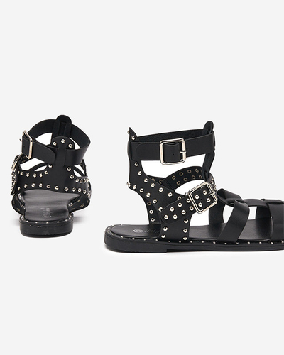 Royalfashion Black Taleris női gladiátorszandál