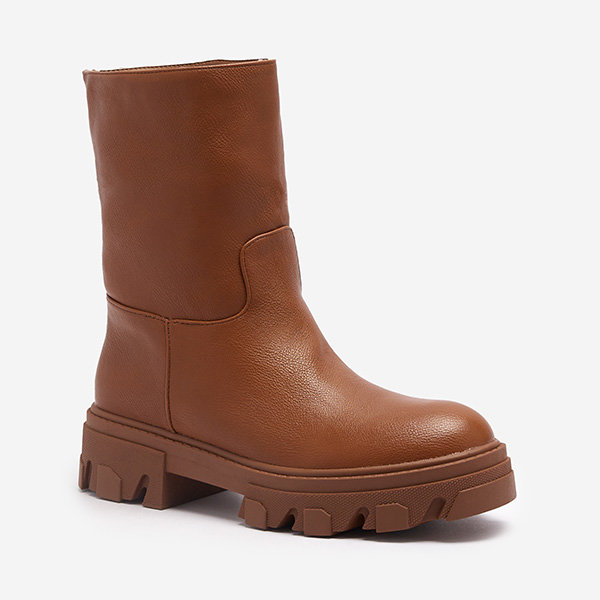 Camel női csizma vastagabb talppal Rerann- Lábbeli