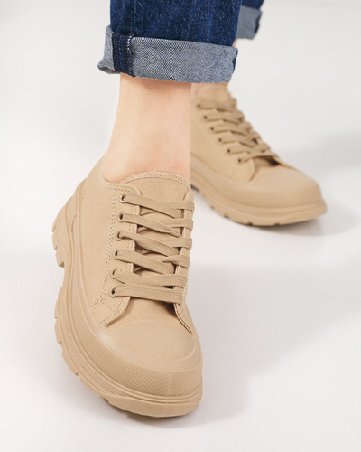 Világosbarna Ohema női sportcipő - Lábbeli