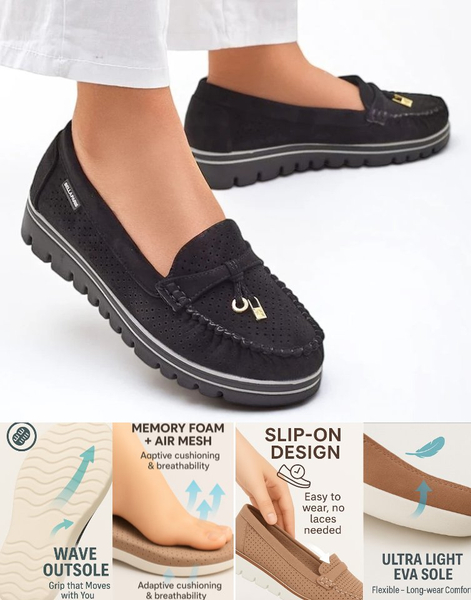 Royalfashion Csipkés női mokaszin Elissas