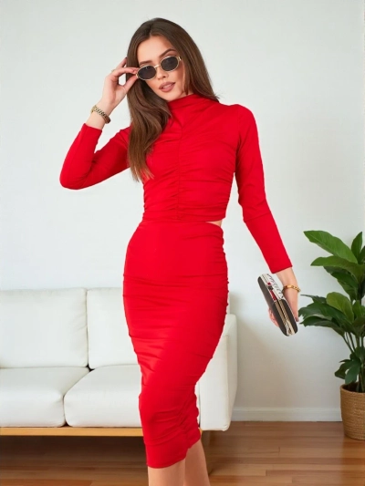 Royalfashion Női ceruza midi szoknya