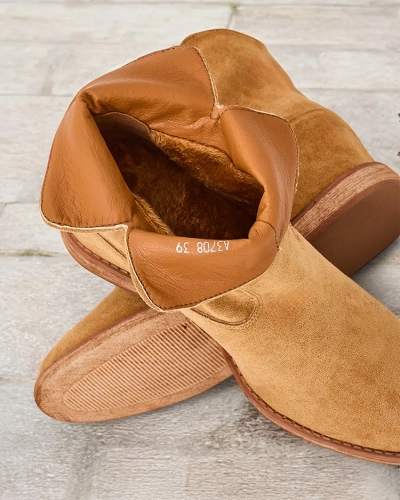 Royalfashion Boots kowboj stílusban fedett talpú Blueston