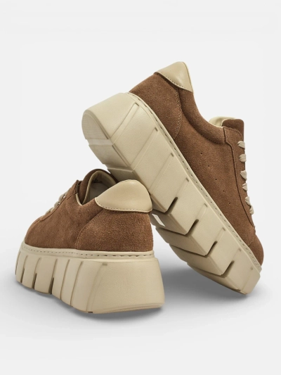 Eller sportos női sneakerek természetes bőrből