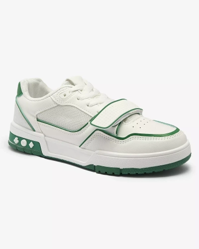 Női sportcipő fehér és zöld színben Xirrat- Footwear