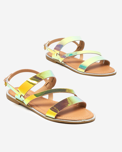 Arany női holografikus szandál Ajazz- Footwear