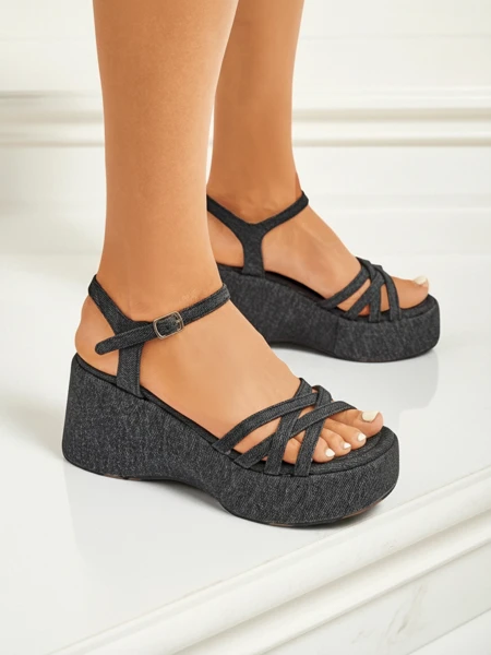 Royalfashion Női éktalpas szandál Shadow Lift