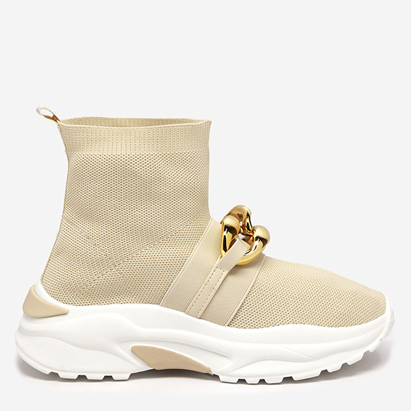 OUTLET High Deveris női bézs tornacipő - lábbeli