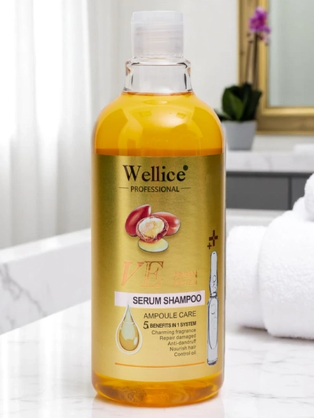 Professzionális argánolajos hajsampon – Intenzív hidratálás és hajsimítás 5 az 1-ben