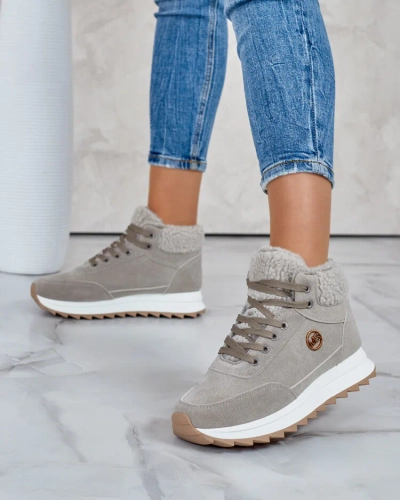 Royalfashion női Frozit műszőrme melegített tornacipő