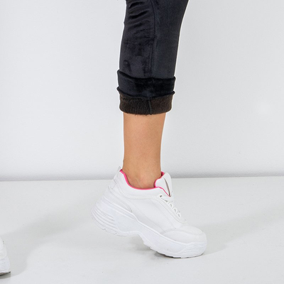 Női fekete szigetelt csíkos tréningnadrág - Ruházat