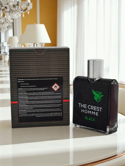 The Crest Homme Black ihlette férfi parfümös víz