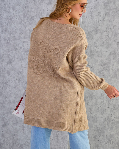 Royalfashion Fukszia női ágytakaró pulóver