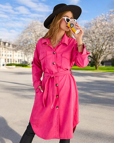 Royalfashion női ing típusú kabát