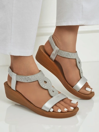 Royalfashion női ékes szandál cirkóniákkal Agaya