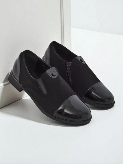 Aurelia Nero – elegáns női Royalfashion félcipő matt bőrből