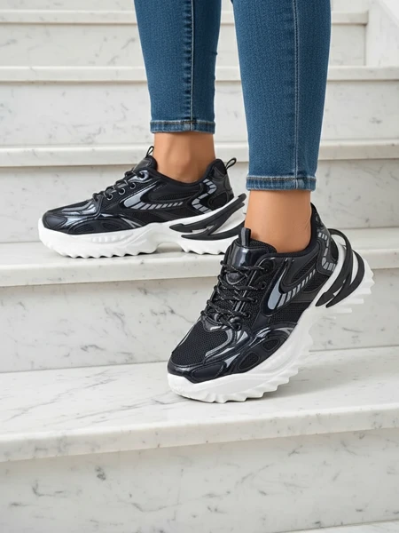 Royalfashion Női sportcipők vastag talpon Nettes