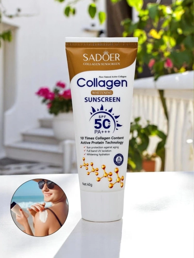 Sadoer napvédő krém SPF 50 kollagénnel