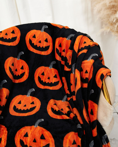 Royalfashion Halloween takaró ágytakaró sütőtökkel 160x200