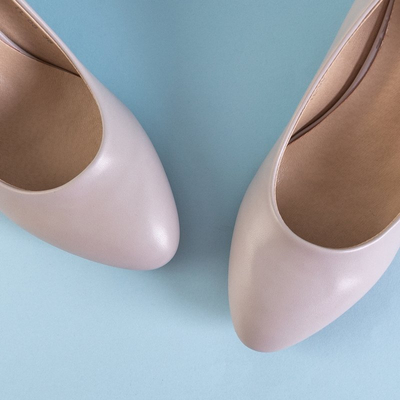 Szürke női ék sarkú Etsulo - cipő