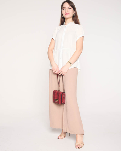 Női fehér gombos ing - Ruházat