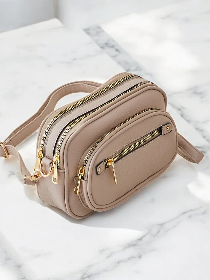 Royalfashion Oval kicsi női táska öko-bőrből