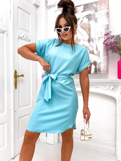 Royalfashion Női ruha derékkötővel