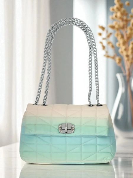 Royalfashion Kis női kézitáska ombre hatású, öko bőrből, Sophie Rose