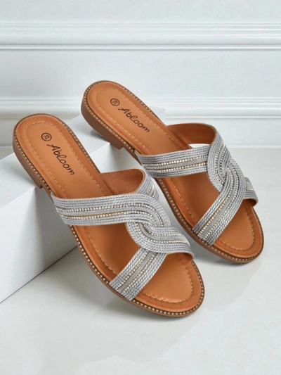 Royalfashion Női fonott papucs Woven Breeze