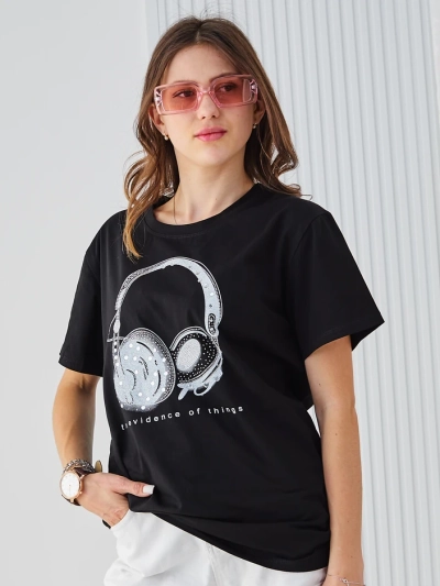 Royalfashion Pamut női póló nyomattal