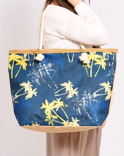 Royalfashion Nagy szövet táska nyomattal