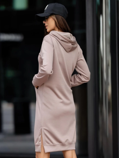 Royalfashion Kapucnis viszkóz ruha