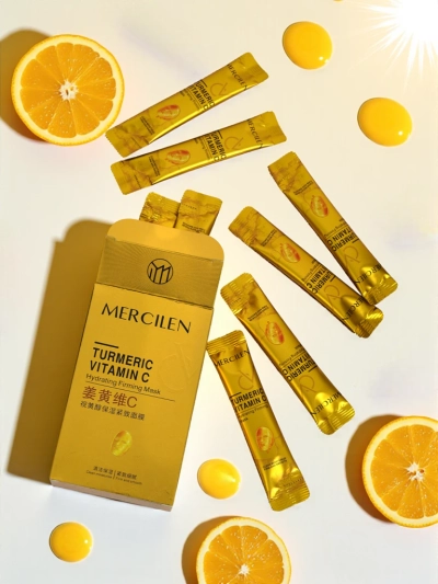 Aurelia Vita Hydrating Maszk kurkumával és C-vitaminnal Mercilen 25ml
