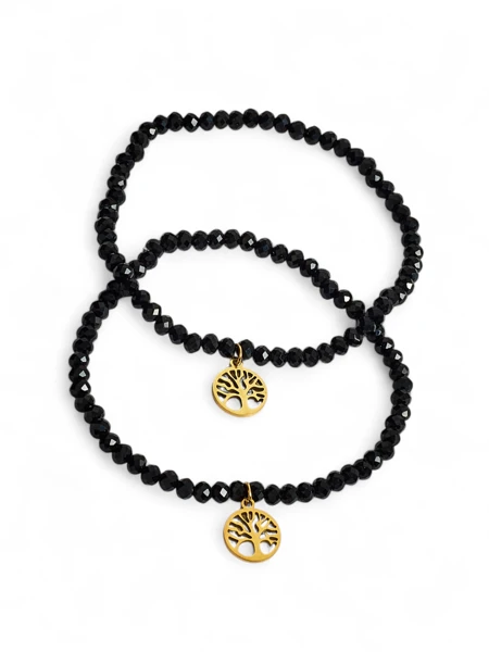 Royalfashion Két női karkötő fa medállal