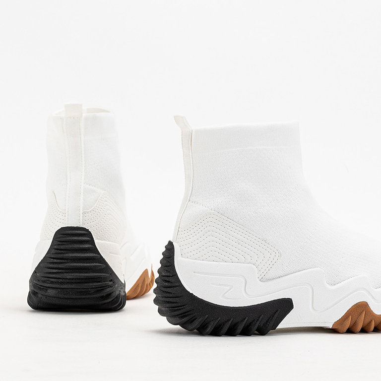 Fehér Női Tenera Platform magas tornacipő - Lábbeli