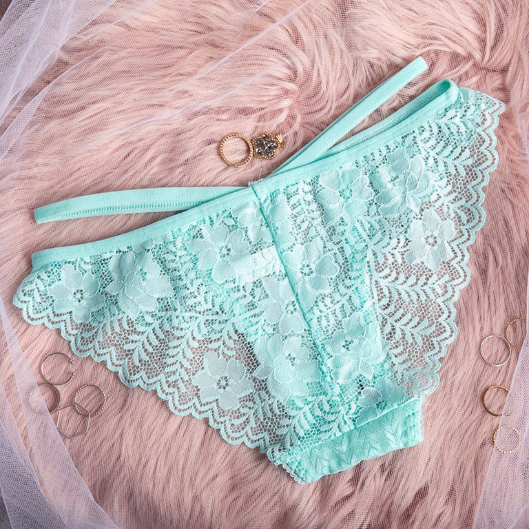 Női menta csipke bugyi - Fehérnemű