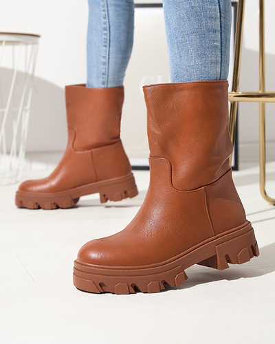 Camel női csizma vastagabb talppal Rerann- Lábbeli