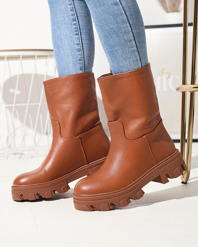 Camel női csizma vastagabb talppal Rerann- Lábbeli