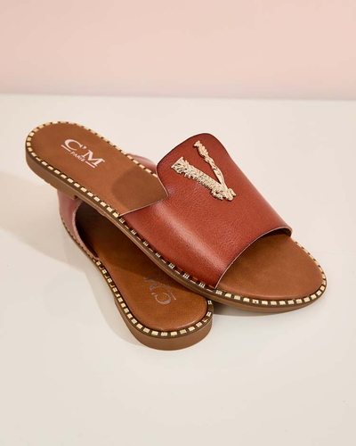 Royalfashion Női öko bőr flip-flop Cemenna