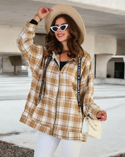 Royalfashion női ing típusú kabát