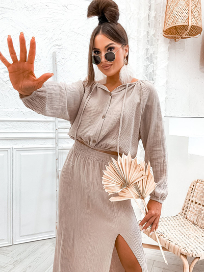 Royalfashion Női szett szoknyával