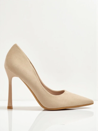 Női tűsarkú öko velúr Belunika cipő