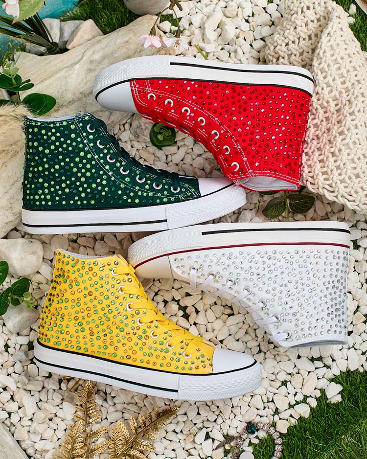 Royalfashion Női flitteres tornacipő Shis