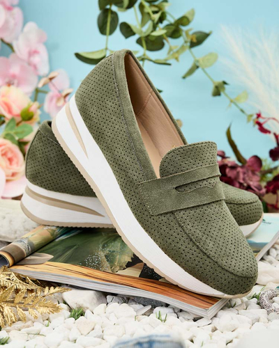 Royalfashion Női alacsony sarkú mokaszin Sirn