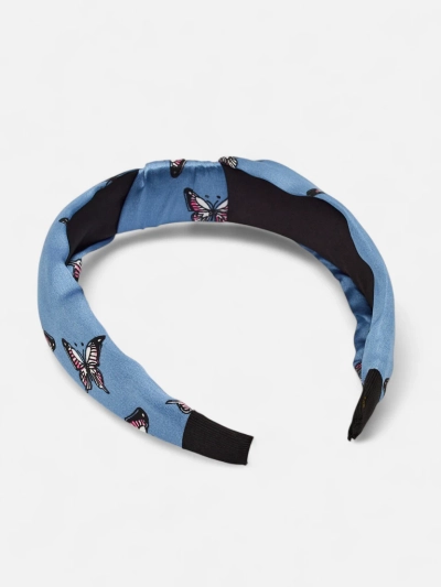 Royalfashion Kockás hajpánt pillangókkal, Butterfly Weave